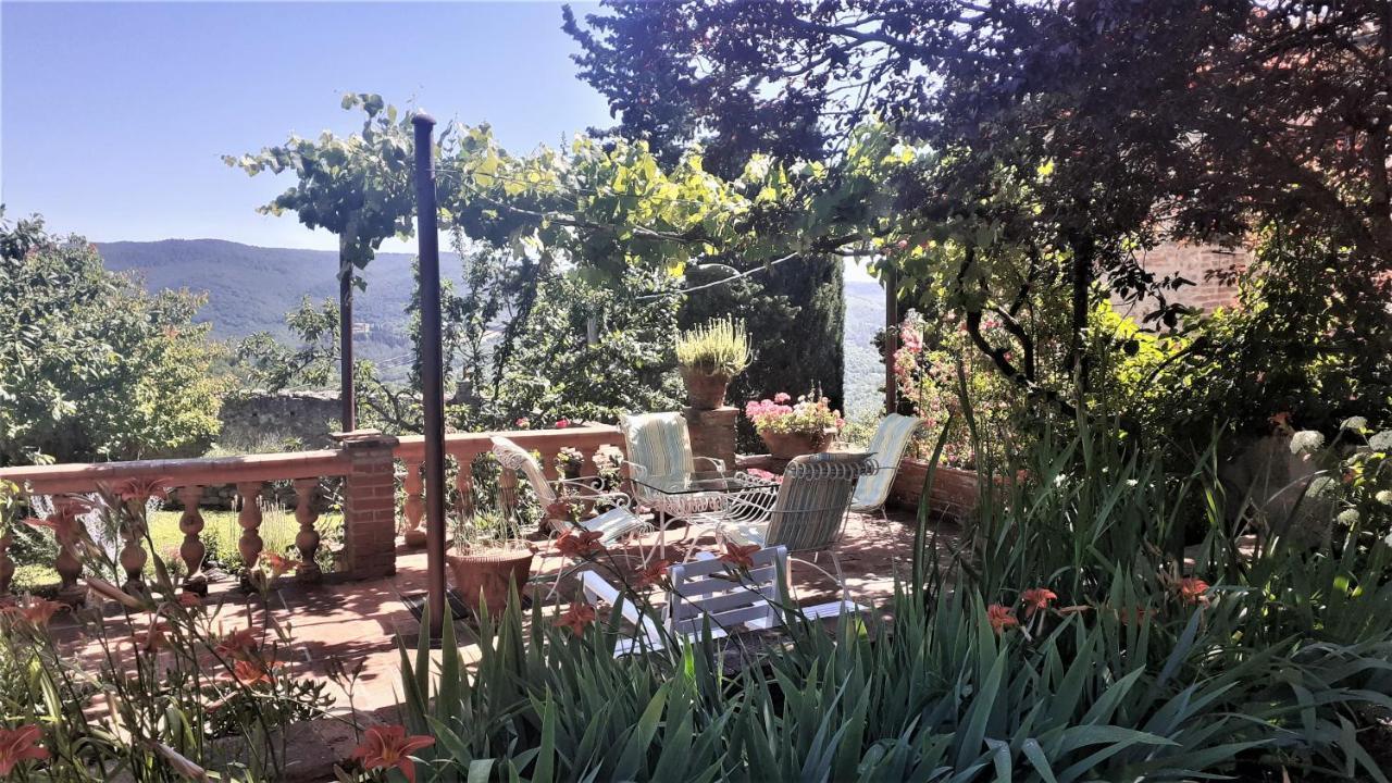 Casa Di Leo With Pool Villa Radicondoli Luaran gambar